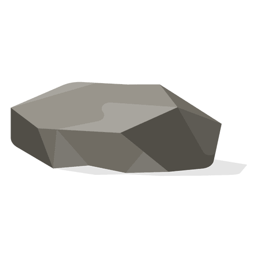 Flat stone PNG Design