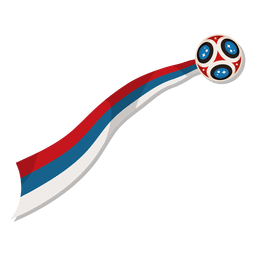 Logotipo de la copa mundial de fútbol rusia 2018 Diseño PNG