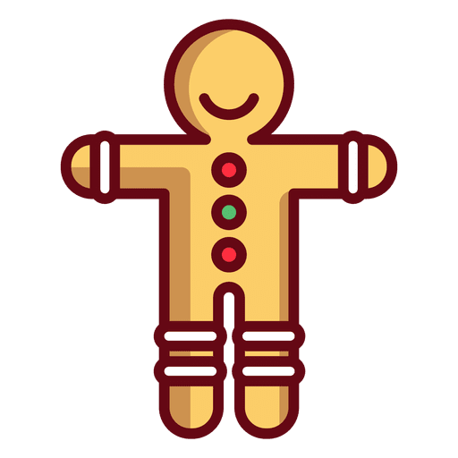 Gingerbread man illustration PNG Design
