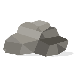Ilustración de roca de grava Diseño PNG
