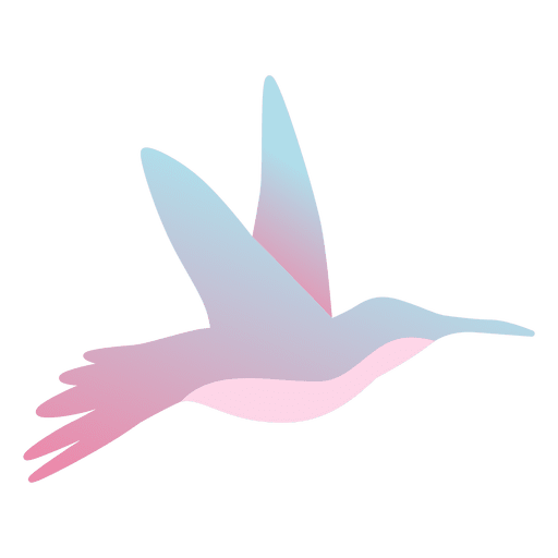 Beija-flor voando Desenho PNG