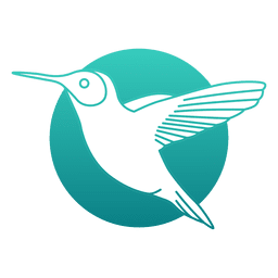 Hummingbird logo PNG Design