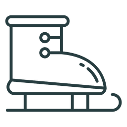 Ice skate icon PNG Design