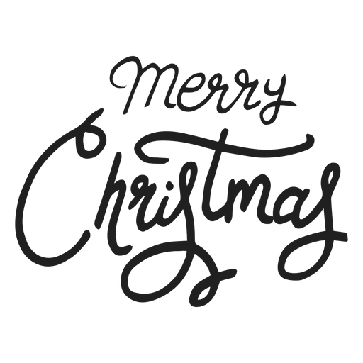 Merry christmas writing - Transparent PNG & SVG vector file