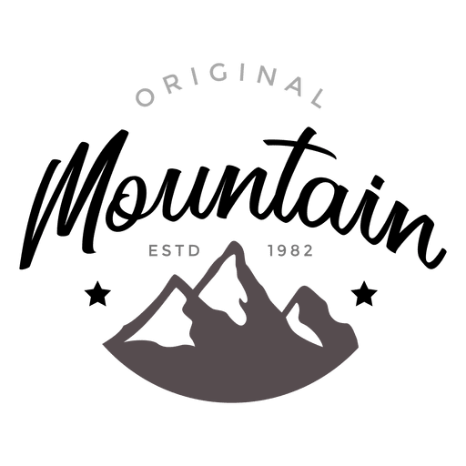 Mountain logo PNG Design