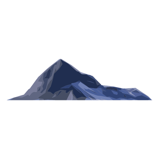 Pico da montanha Desenho PNG