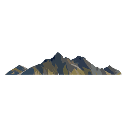 Cumbre de la montaña Diseño PNG