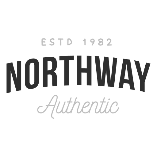 Northway authentic logo PNG Design