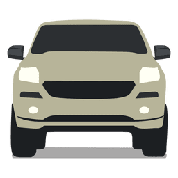 Pickup front view PNG Design