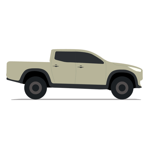 Pickup side view PNG Design