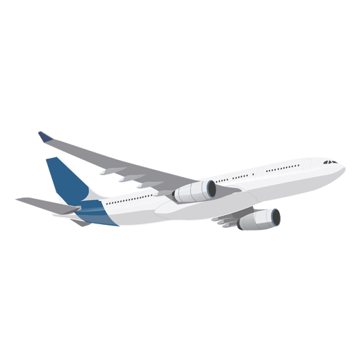 Flugzeug aufsteigend PNG-Design