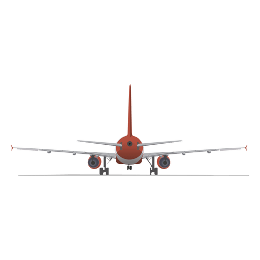 Plane landing PNG Design