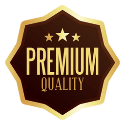 Insignia de calidad premium Diseño PNG