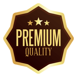Premium-Qualitätsabzeichen PNG-Design