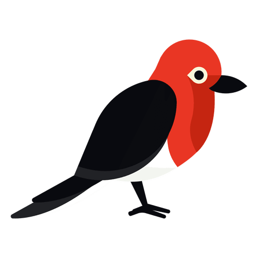 Ilustración de pájaro carpintero de cabeza roja Diseño PNG