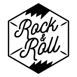 Logotipo de rock and roll logo de rock Diseño PNG
