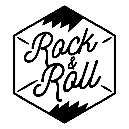 Logotipo de rock and roll logo de rock