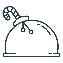 Icono de bolsa de santa Diseño PNG