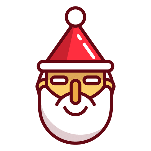 Santa Gesicht PNG-Design