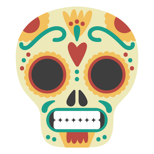 Skull mask PNG Design