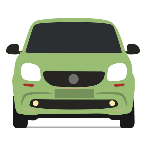 Smart car front view PNG Design