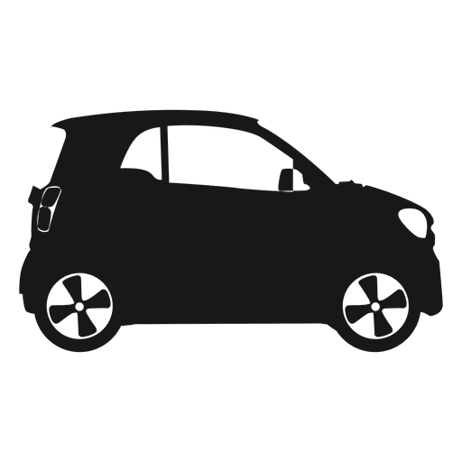 Download Smart car side view silhouette - Transparent PNG & SVG ...