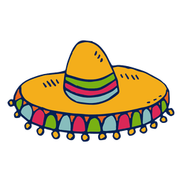 Ilustración de sombrero Diseño PNG