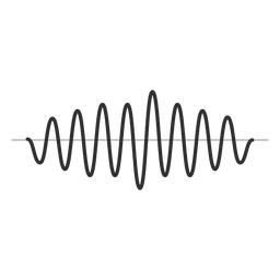 Sound wave PNG Design