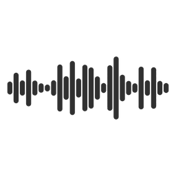 Icono de onda de sonido Transparent PNG