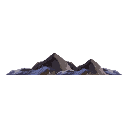 Summit mountain PNG Design