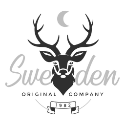 Schweden Hirsch Logo PNG-Design