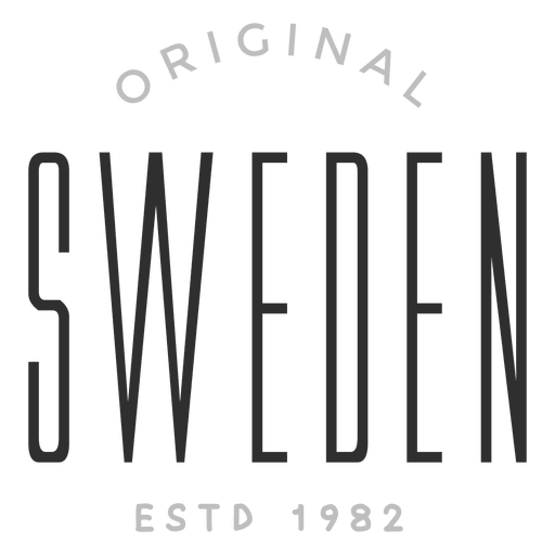 Logotipo original de Suecia Diseño PNG