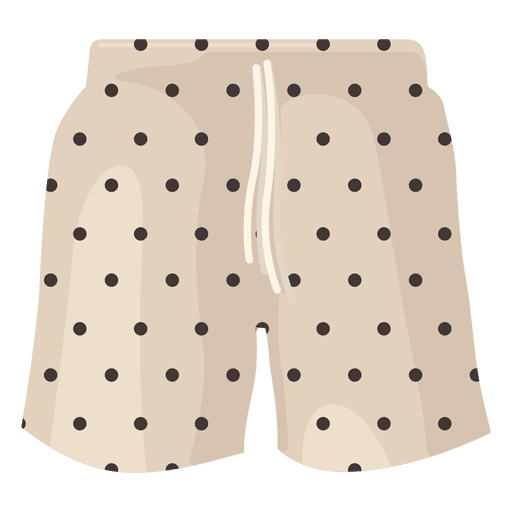 Swimming shorts black dots PNG Design