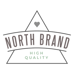 Triangle brand logo PNG Design