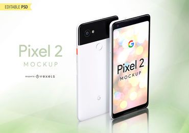 Google Pixel 2 PSD maqueta Google Pixel 2 PSD maqueta