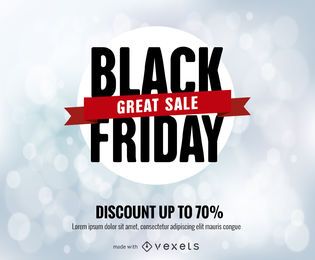Folleto de venta de viernes negro