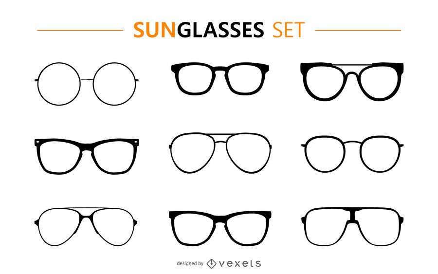 Gafas de sol silueta conjunto Gafas de sol silueta conjunto