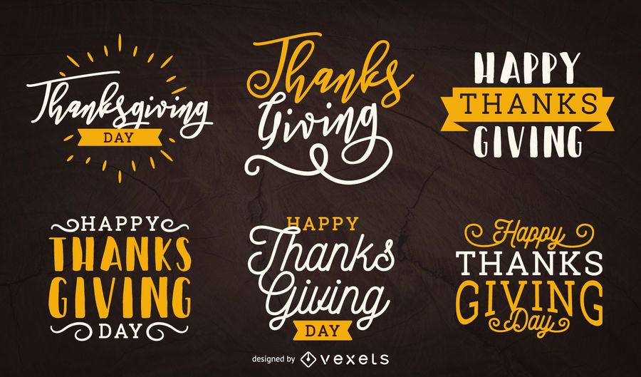Thanksgiving label set Thanksgiving label set
