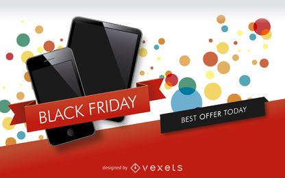 Design de banner de venda da Black Friday