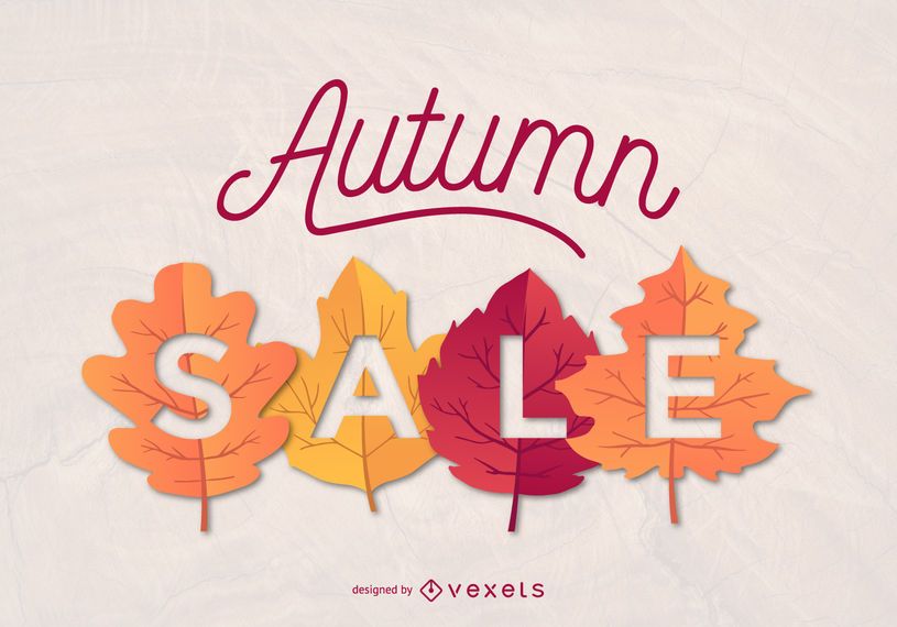 Autumn sale banner Autumn sale banner