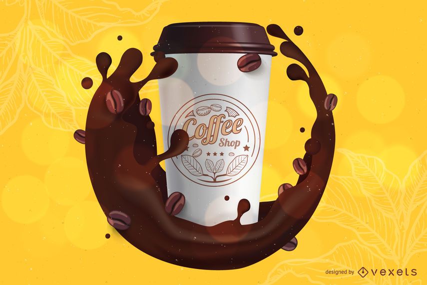 Coffee branding mockup template Coffee branding mockup template