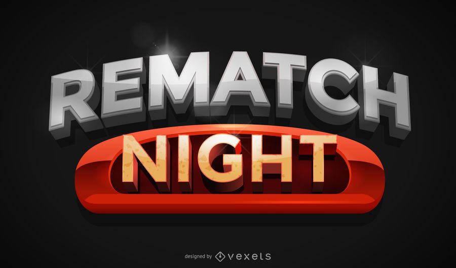 Rematch night TV sport badge Rematch night TV sport badge
