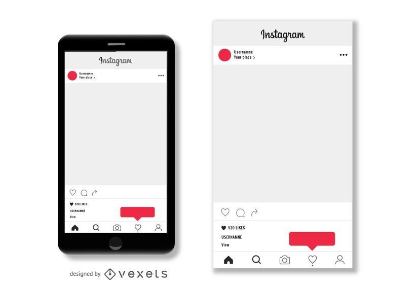 Modelo de postagem do Instagram Modelo de postagem do Instagram