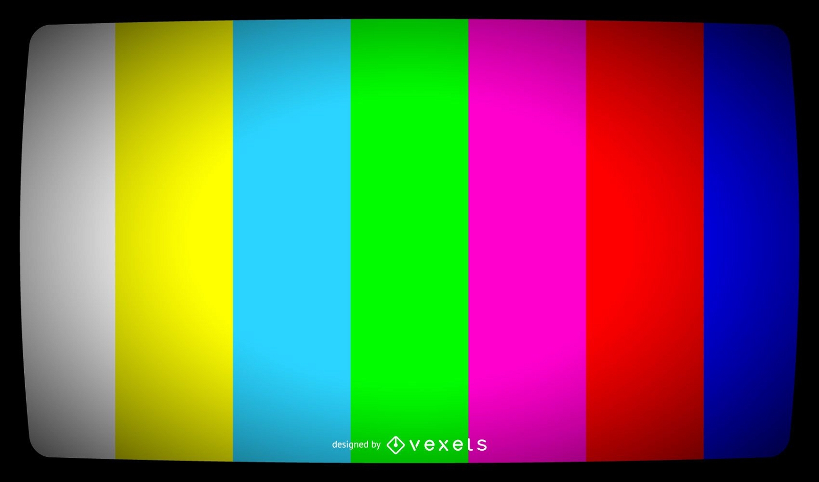 Sinal de barras de cores de TV