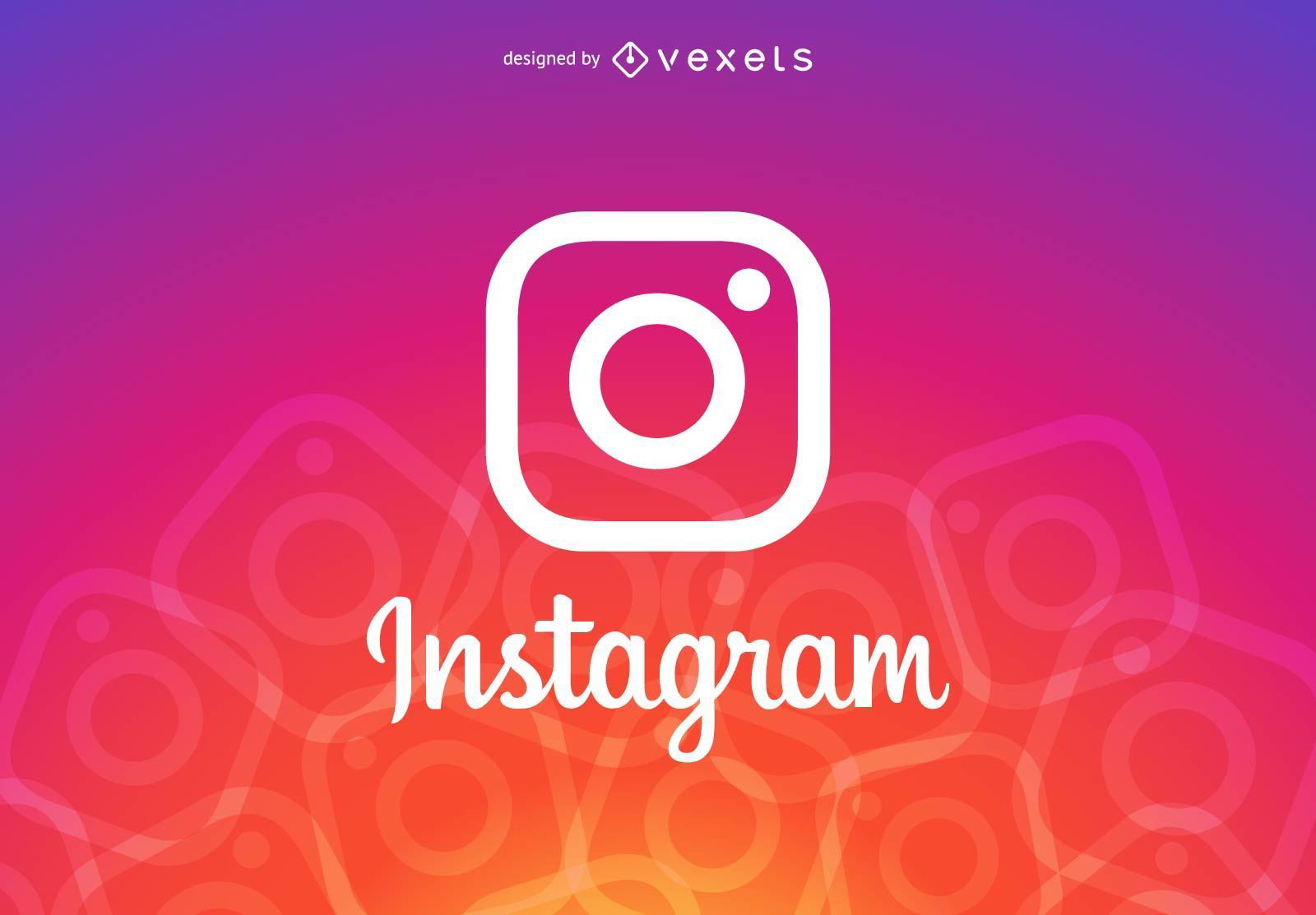 Cabeçalho do logotipo do Instagram