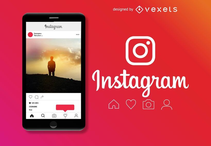 Download Instagram Mockup 2018 Psd Free : Top 27 Free PSD Instagram Mockup Templates (Updated 2018 ...