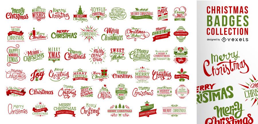 Huge collection of Christmas badges Huge collection of Christmas badges