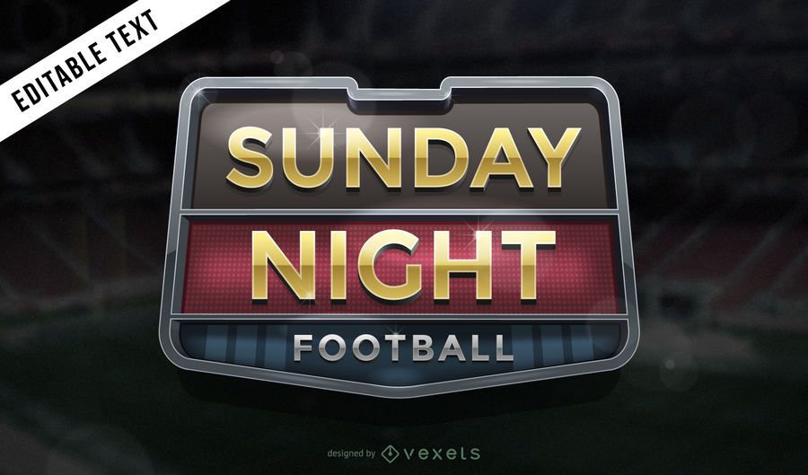 Editable sports match badge Editable sports match badge