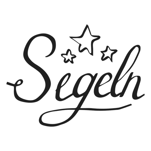 Christmas lettering in german PNG Design