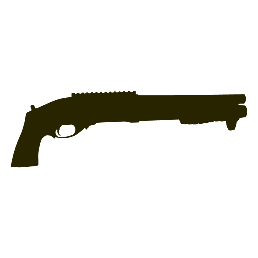 Silueta de escopeta de agm Diseño PNG